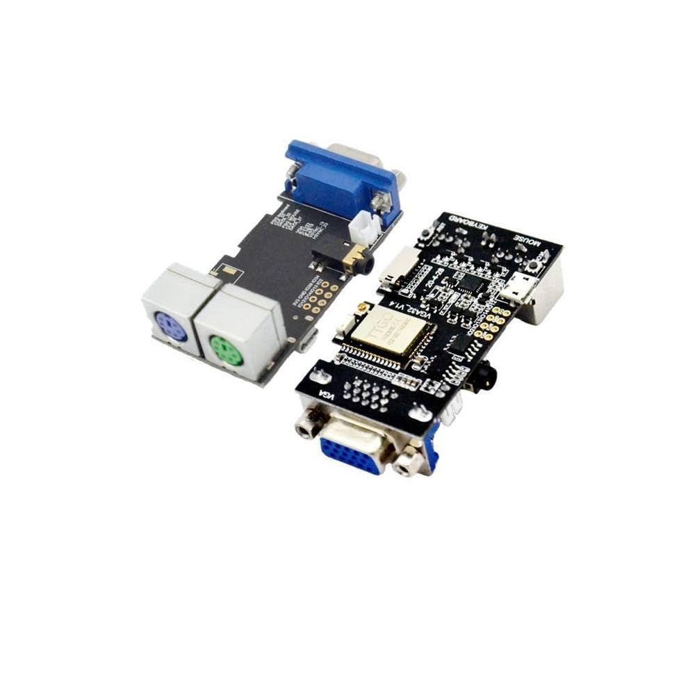 TTGO VGA32 V1.4 board with PS/2 and VGA adapter